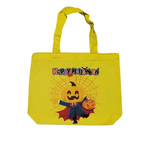 Halloween Trick or Treat Canvas Tote Bags - NIP - Picture 4 of 11